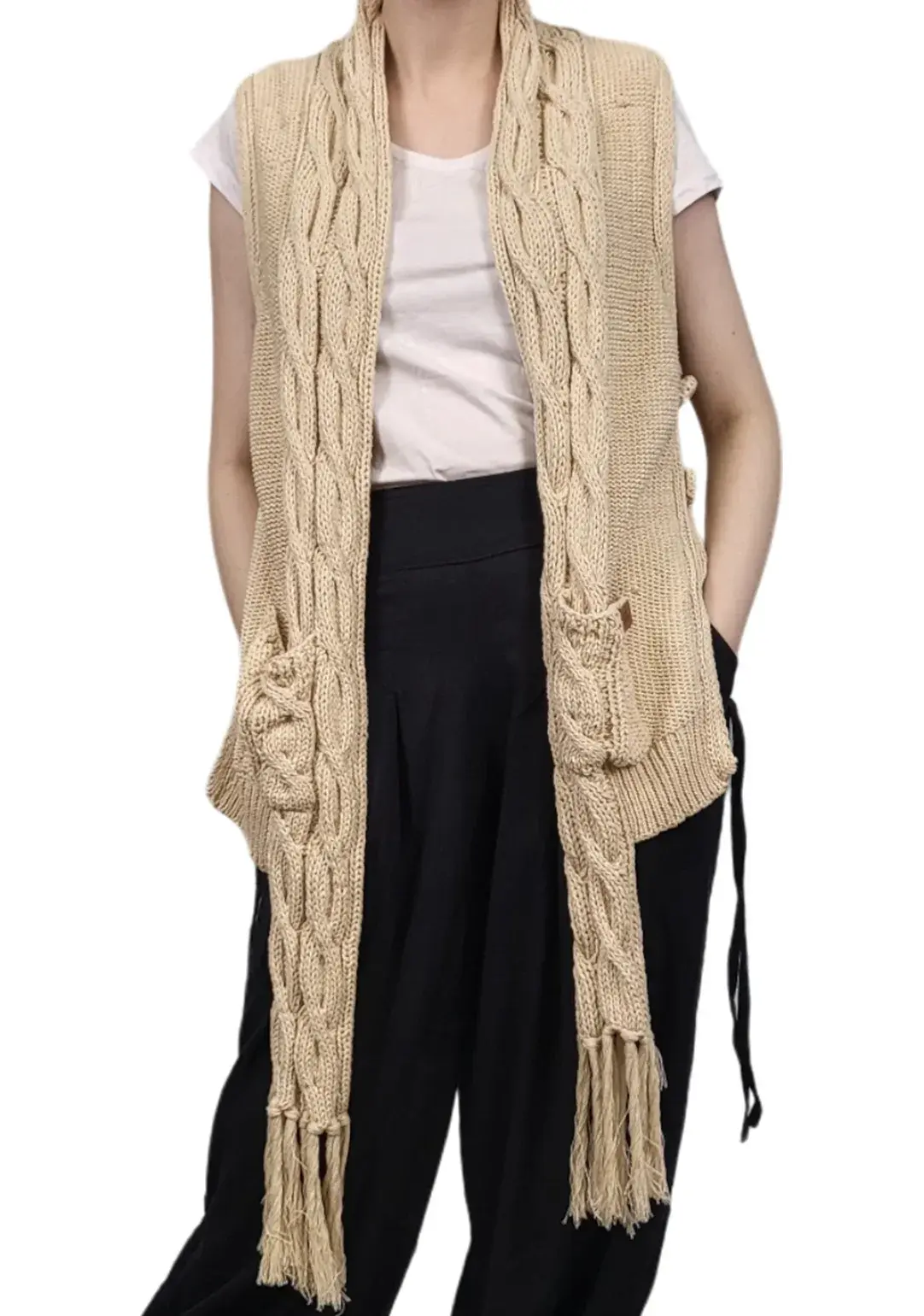 Zeena Sleeveless Cardigan