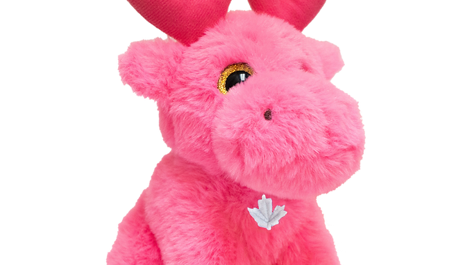 Pink Moose Canada 6 Inch Plush