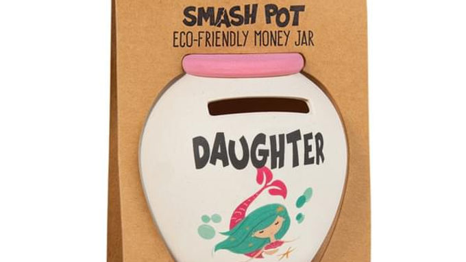 Daughter Smash Pot Bamboo Piggy Bank
