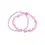 Thumbnail: 2 piece pink beads bracelet set