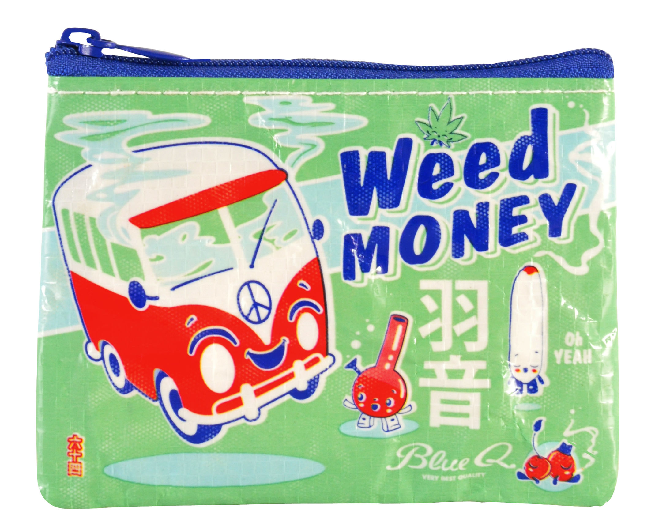 Blue Q Coin Purse - weed money