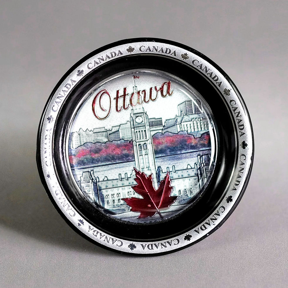 Ceramic Ottawa, Canada commemorative plate