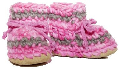 Padraig Baby Kids Slippers Pink Stripe Tickled Pink