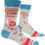 Thumbnail: Blue Q Video Game Men's Crew Socks side view