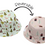 Thumbnail: 2 Sun Hats-left is light green with brown moose & trees - right is beige with brown moose & bears wearing red checked jackets