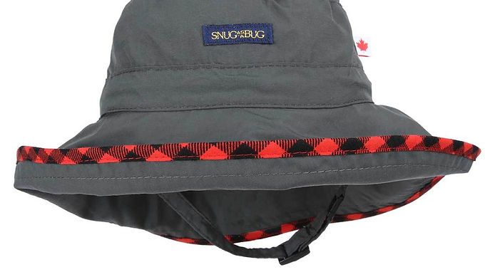 Charcoal UPF 50+ Adjustable Sun Hat