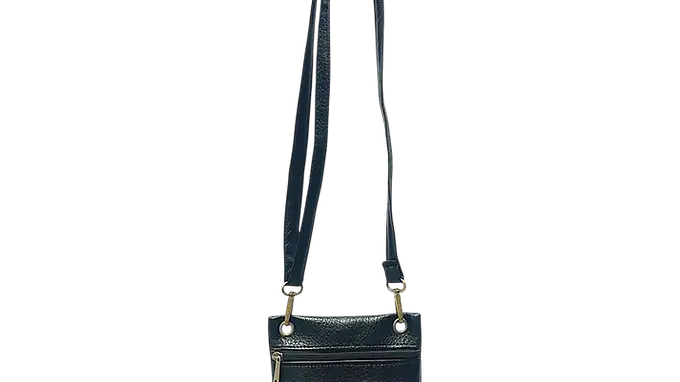 Canada Crossbody Neck Wallet - black