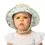 Thumbnail: Baby wearing reversible bee-patterned bucket hat