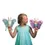 Thumbnail: Smiling girl holding butterfly puppet stuffed toys in each hand