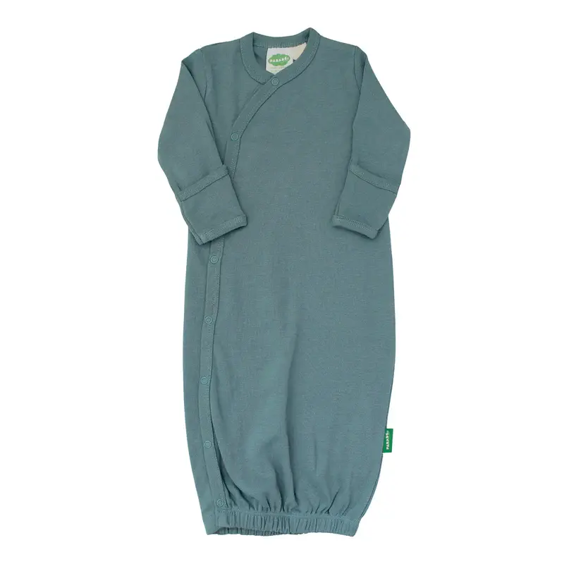 baby sleeping gown solid blue