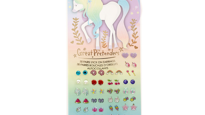 Whimsical Unicorn Stick-On Earrings