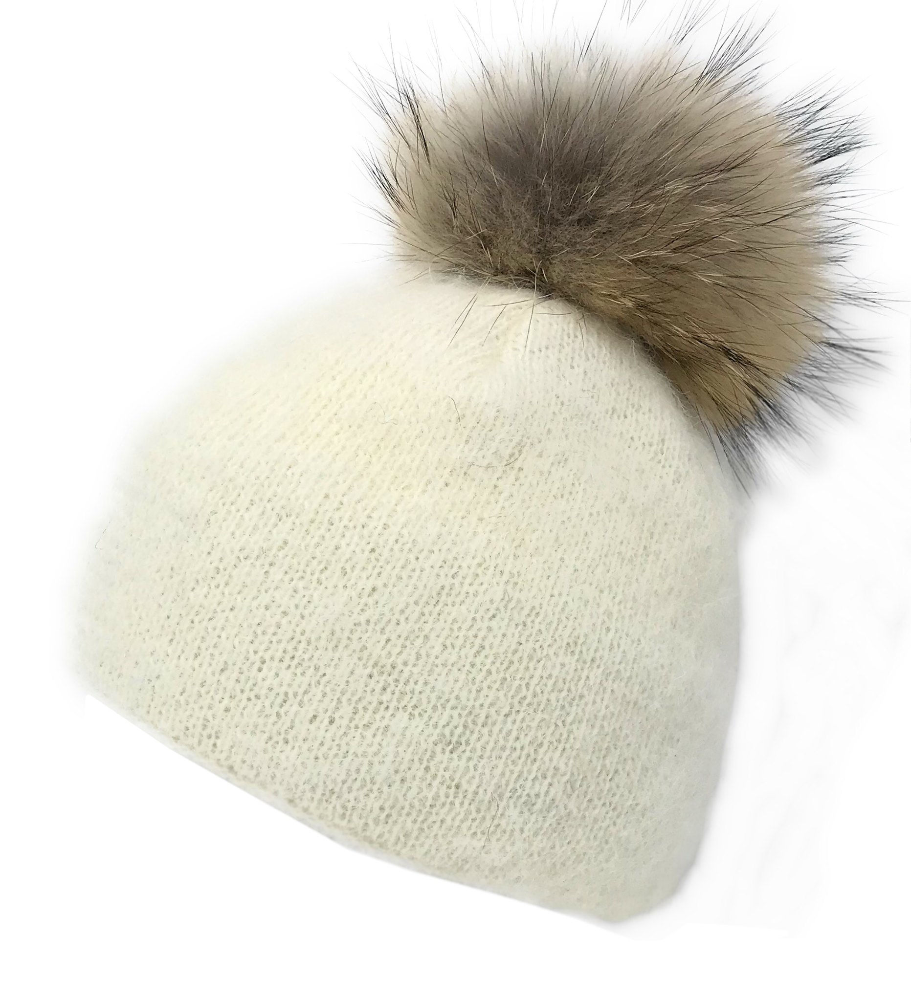 Ivory Icelandic Wool Toque with Pompom