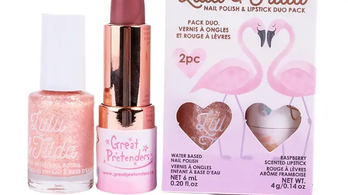 Pinky Promise Duo Nourishing Lipstick and Nail Polish Set