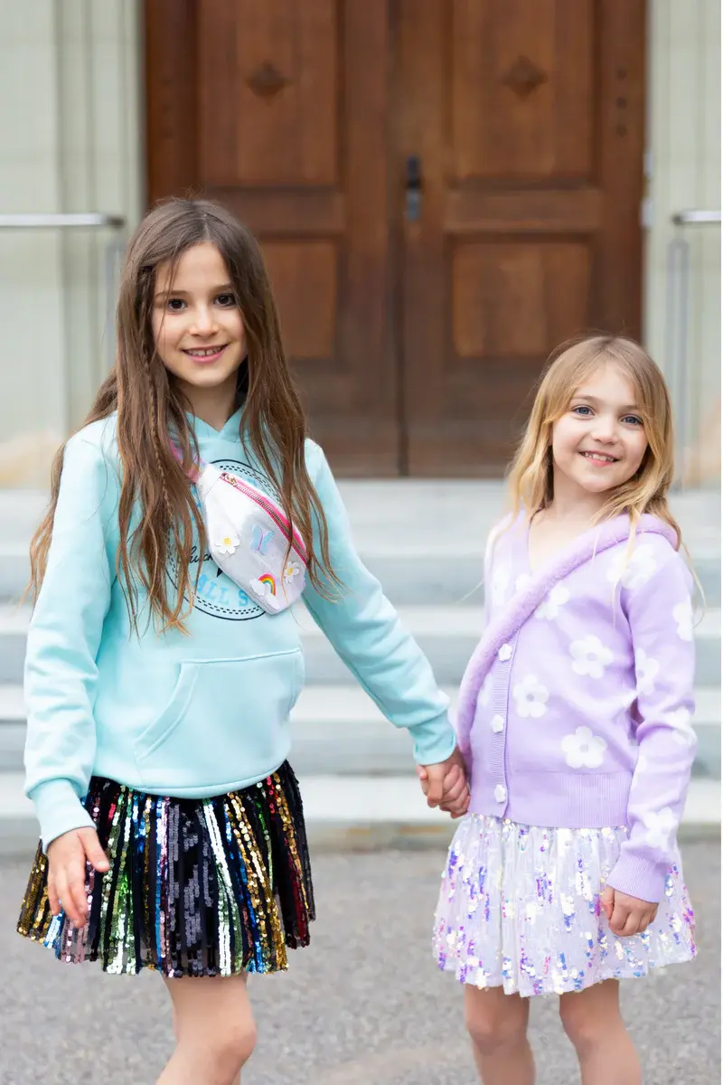 Little girl with Pink fanny pack