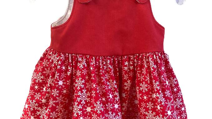 Crimson Winter Wonder Reversible Dress