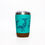 Thumbnail: Small teal cork base travel mug with Humpback Whale print by Gordon White
