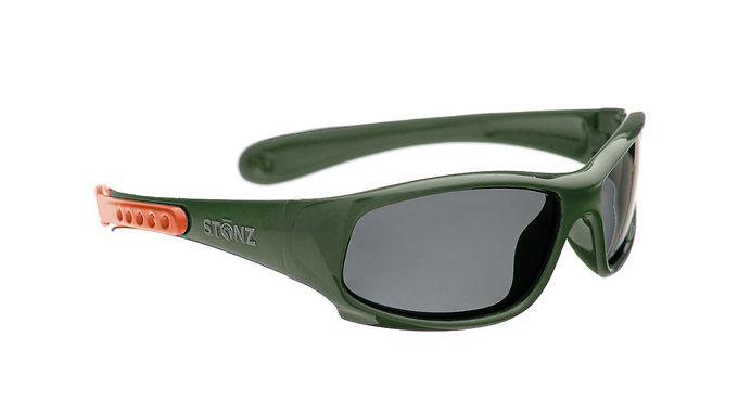 Glossy Forest Green Baby Sport Sunglasses