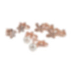 3 pairs of child's dress-up clip on earrings-stars, butterflies & pearls