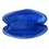 Thumbnail: Empty interior of dark blue crossbody purse