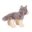 Thumbnail: Right view of soft fawn & cream-colored baby stuffed toy wolf in standing position