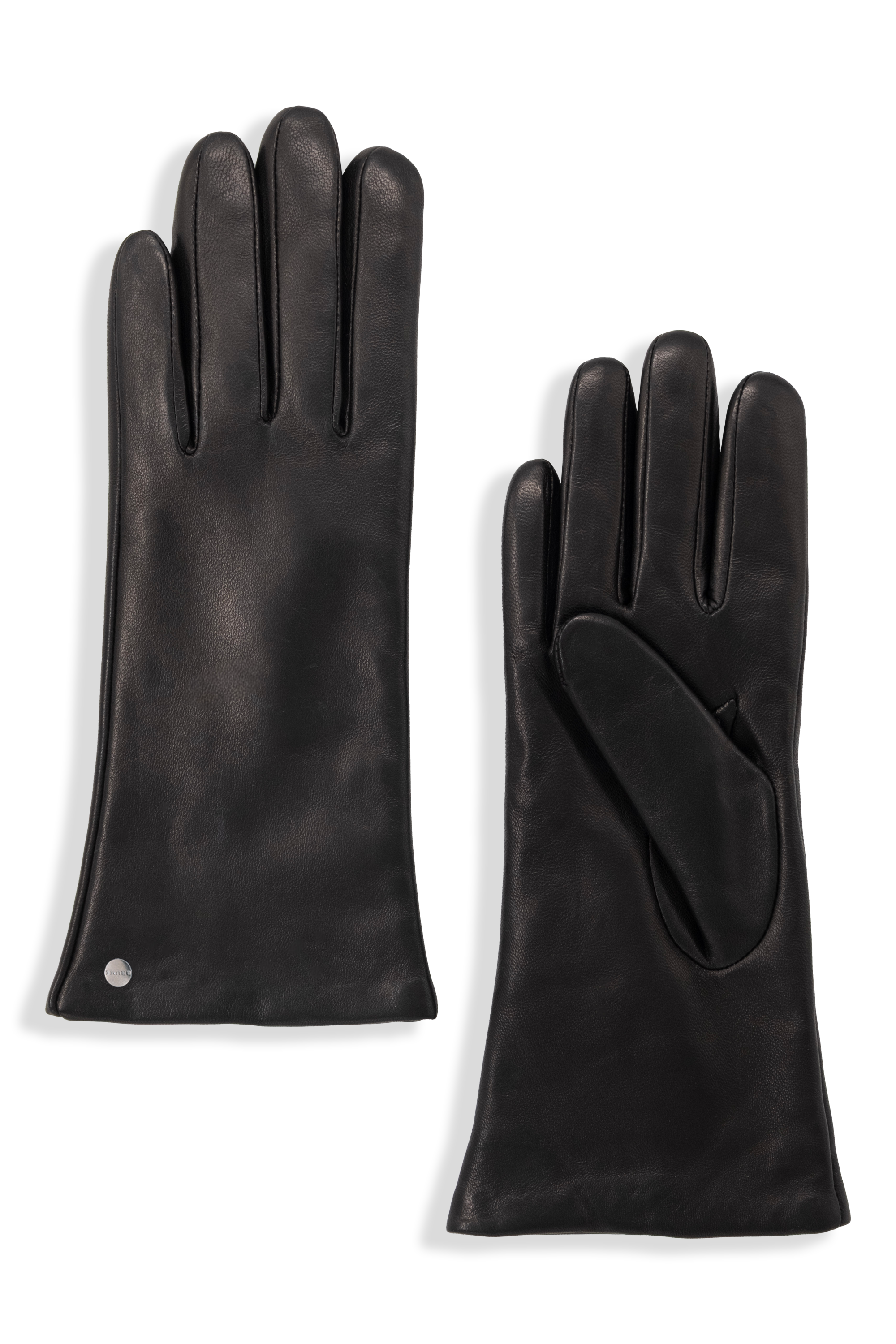 Brume Sydney Cashmere Lined Long Leather Gloves in Black at Tickled Pink in Ottawa ByWard Market.