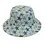 Thumbnail: Blue kids' bucket hat with all over pattern of starfish