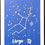 Thumbnail: White framed dark blue card with Virgo constellation embossed in white with gold splatter, text, 'Virgo'