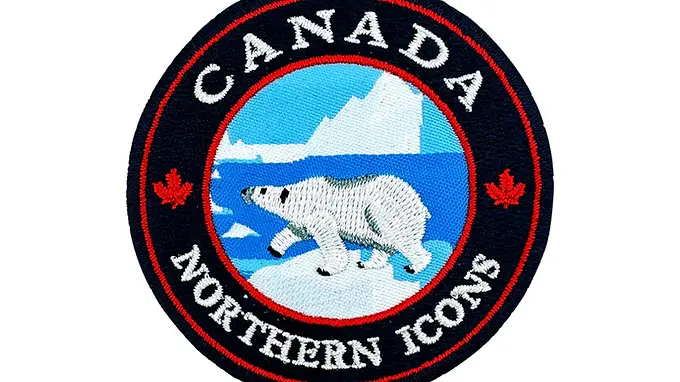 Canada Polar Bear Embroidered Patch
