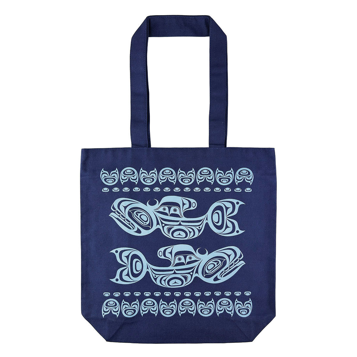 Killer Whale design canvas tote bag by artist Yasakw at Quichua World Market.