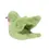 Thumbnail: Back view of pale green & coral stuffed toy hummingbird with wings outstretched