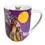 Thumbnail: Front of purple coffee mug with reproduction of artist Emily Kewageshig's painting 'Gifts From Creator'