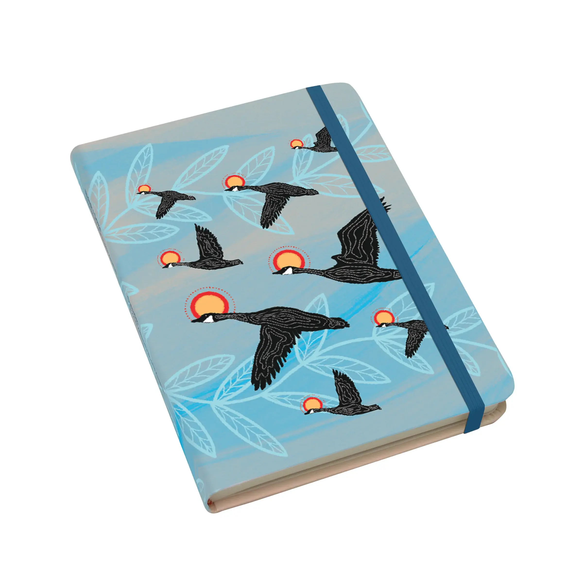 Eruoma Awashish Niskak (Geese) artist journal at Quichua World Market, Ottawa.