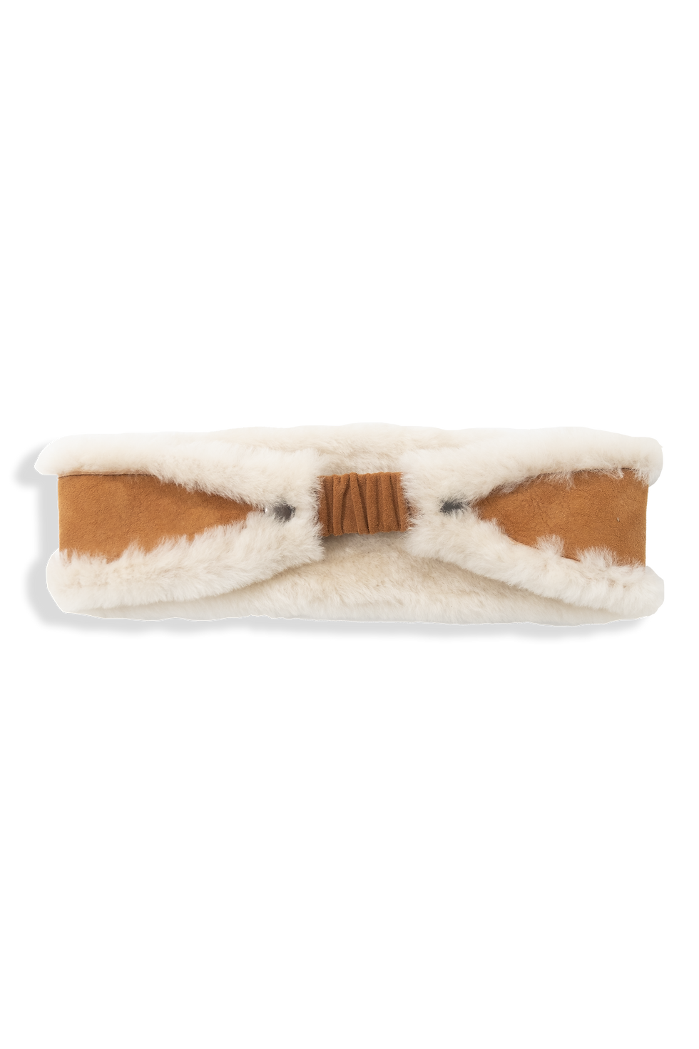 Brume Brazeau Shearling Headband back view at Tickled Pink in Ottawa ByWard Market.