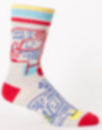Blue Q Feminist Men's Crew Socks right side