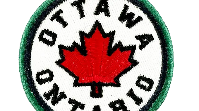 Ottawa Ontario Maple Leaf Embroidered Patch