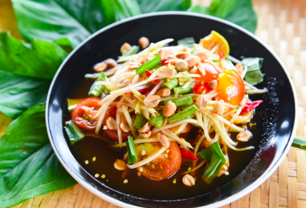 Arranged Food and Objects