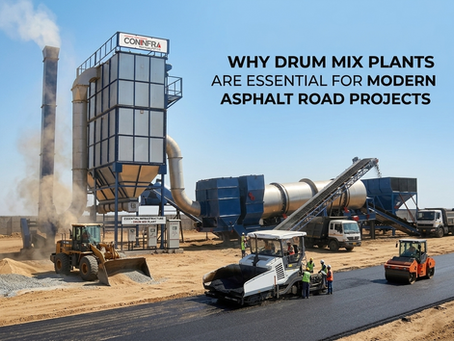 Why Drum Mix Plants Are Essential for Modern Asphalt Road Projects