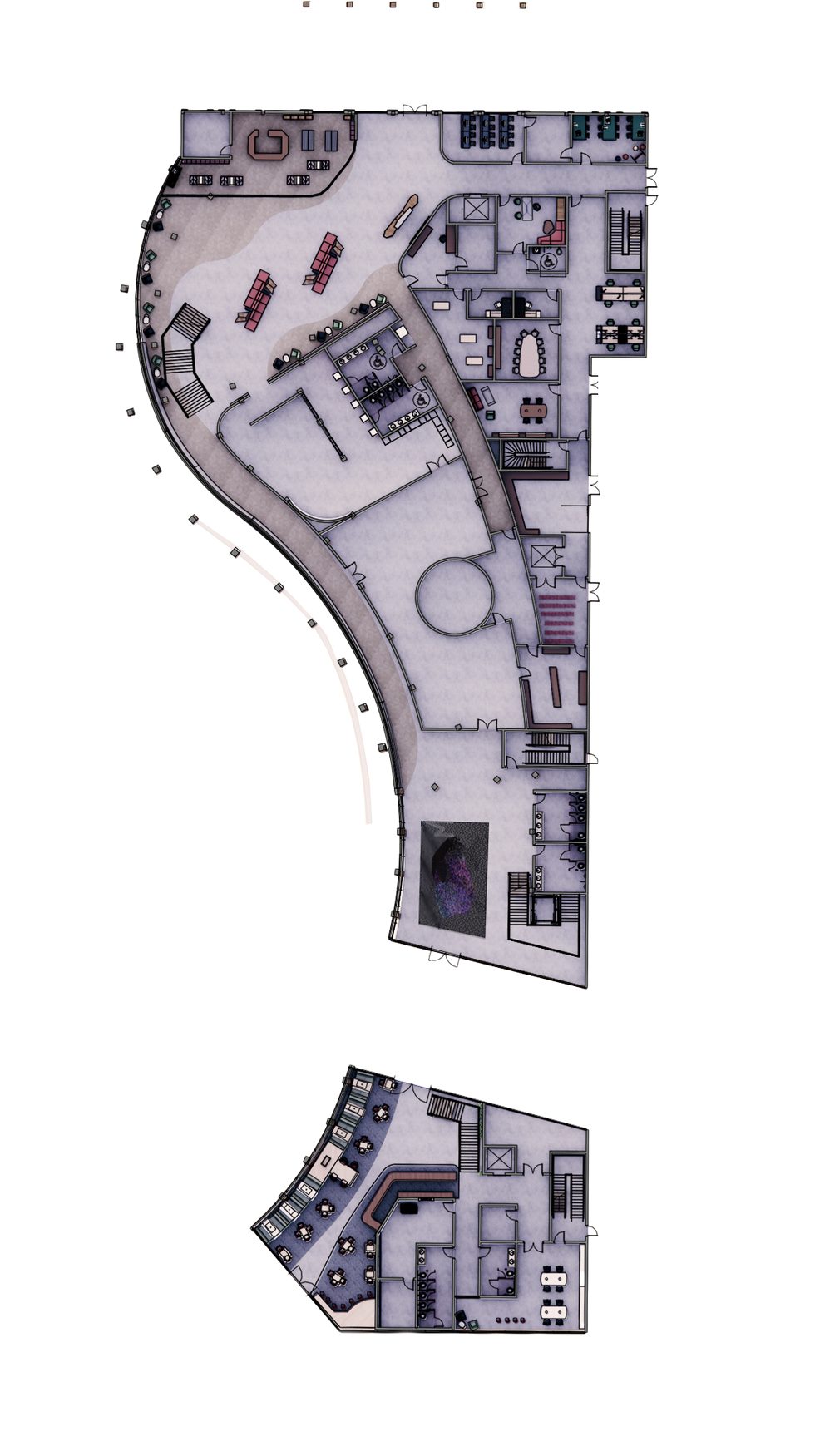 Rendered Floor Plan Level 1 FINAL
