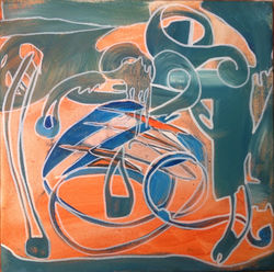 Nudo de olas y fuego