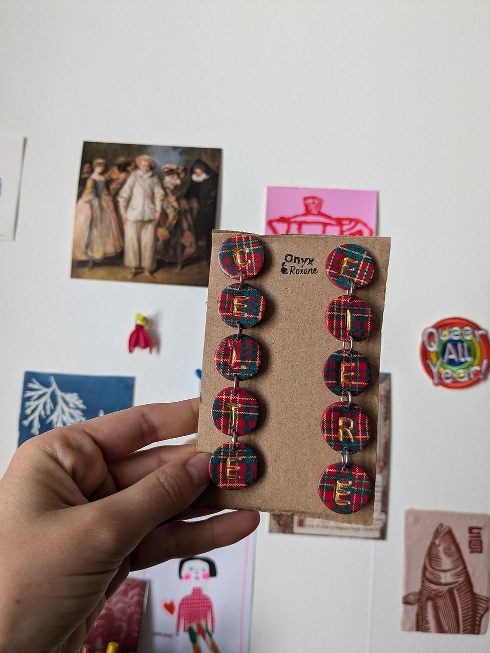 Boucles d'oreilles NOEMIE "CELTE FIERE"