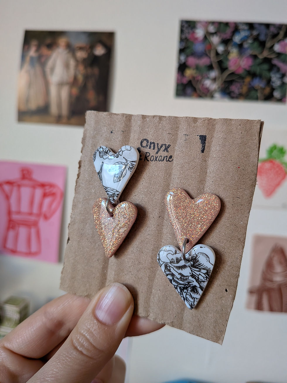 Thumbnail: Boucles d'oreilles AMANDINE
