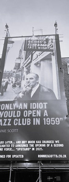 Soho Frith St ronnie scott's 65 years 