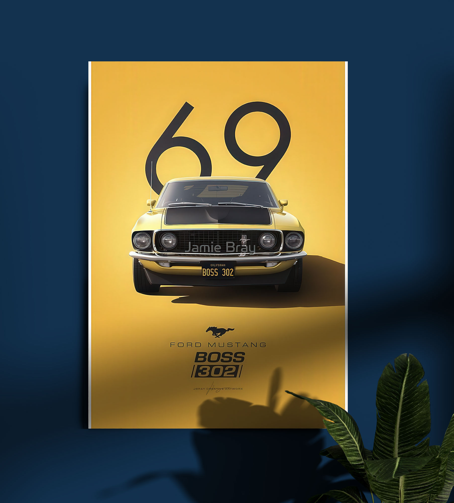 Ford MUSTANG Wall Poster
