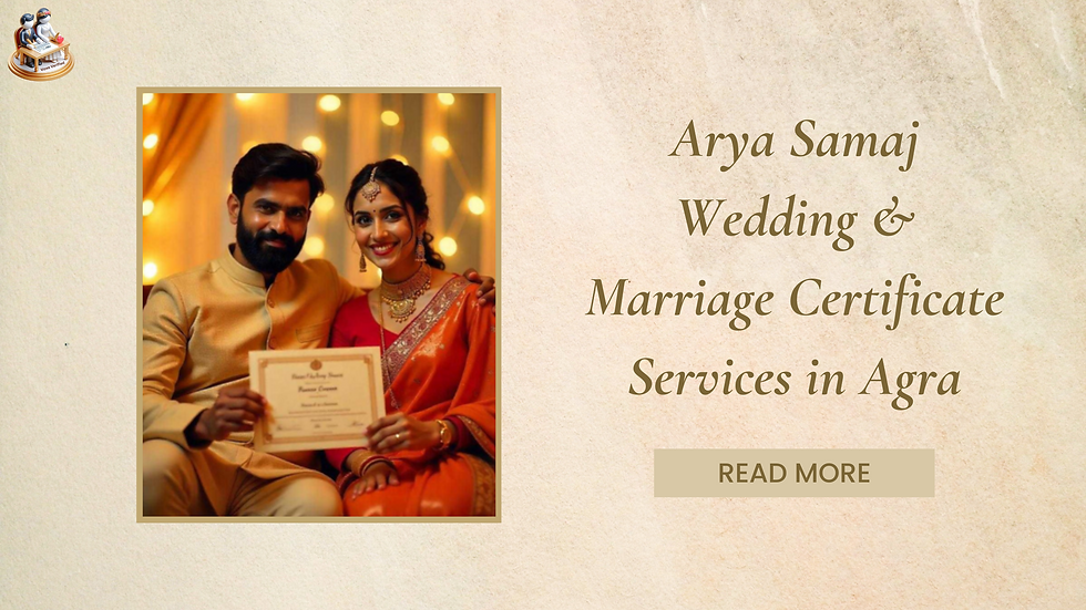 Arya Samaj Weddings & Marriage Registration in Agra