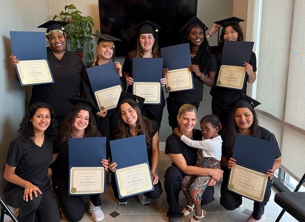 graduation day for our dental assistants
