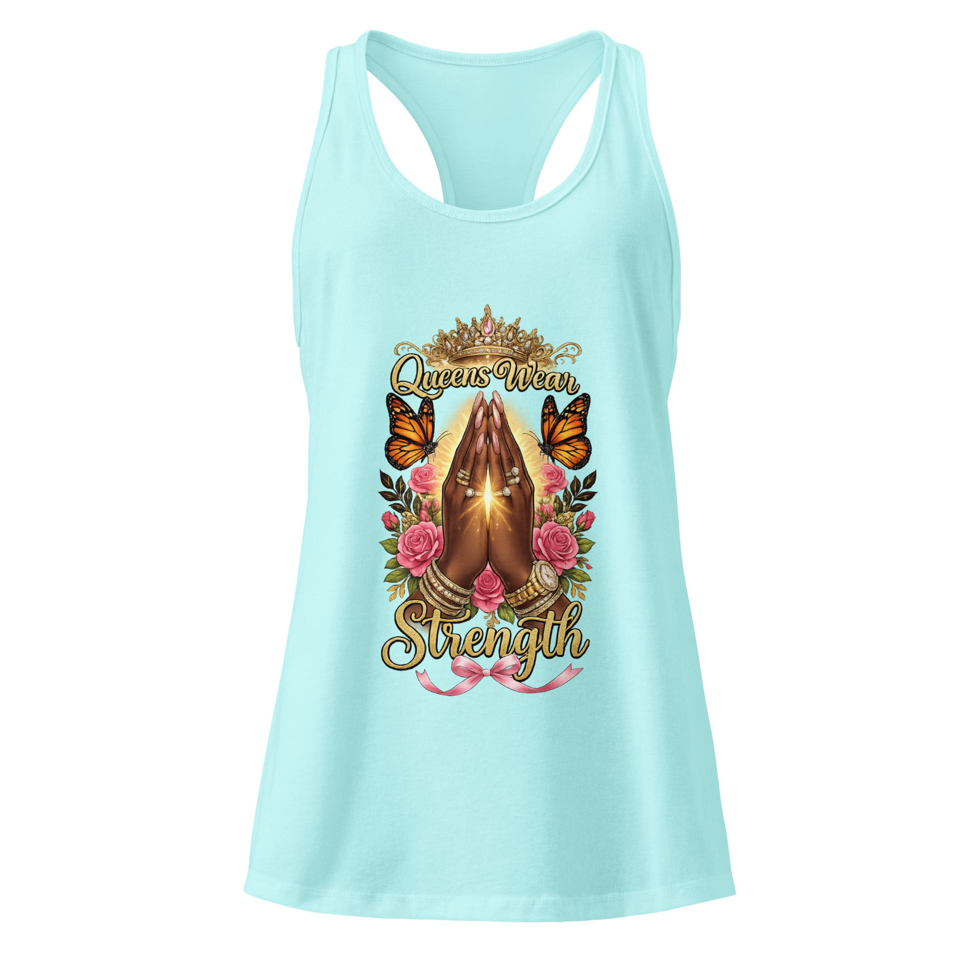Women’s fitted racerback tank top