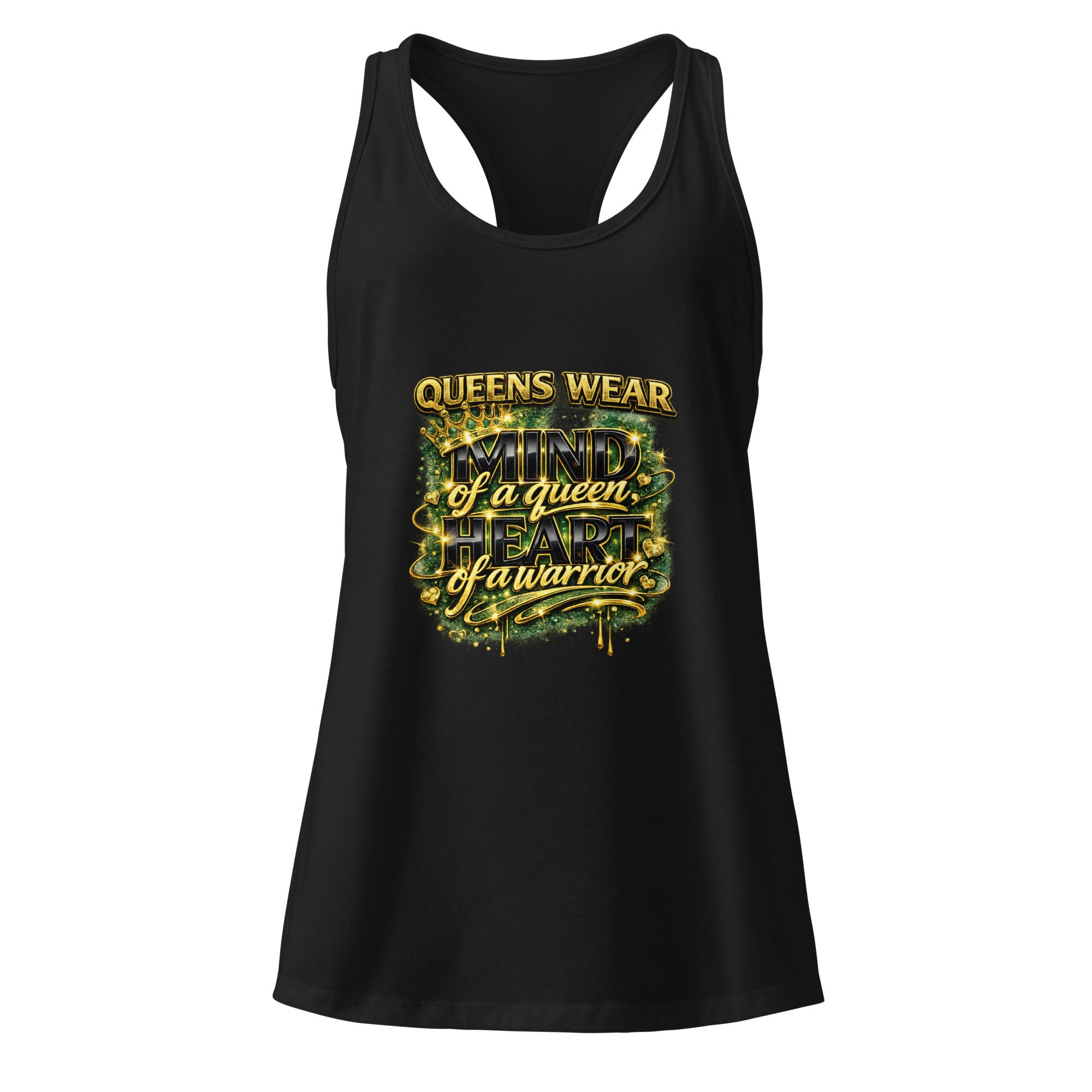 Women’s fitted racerback tank top