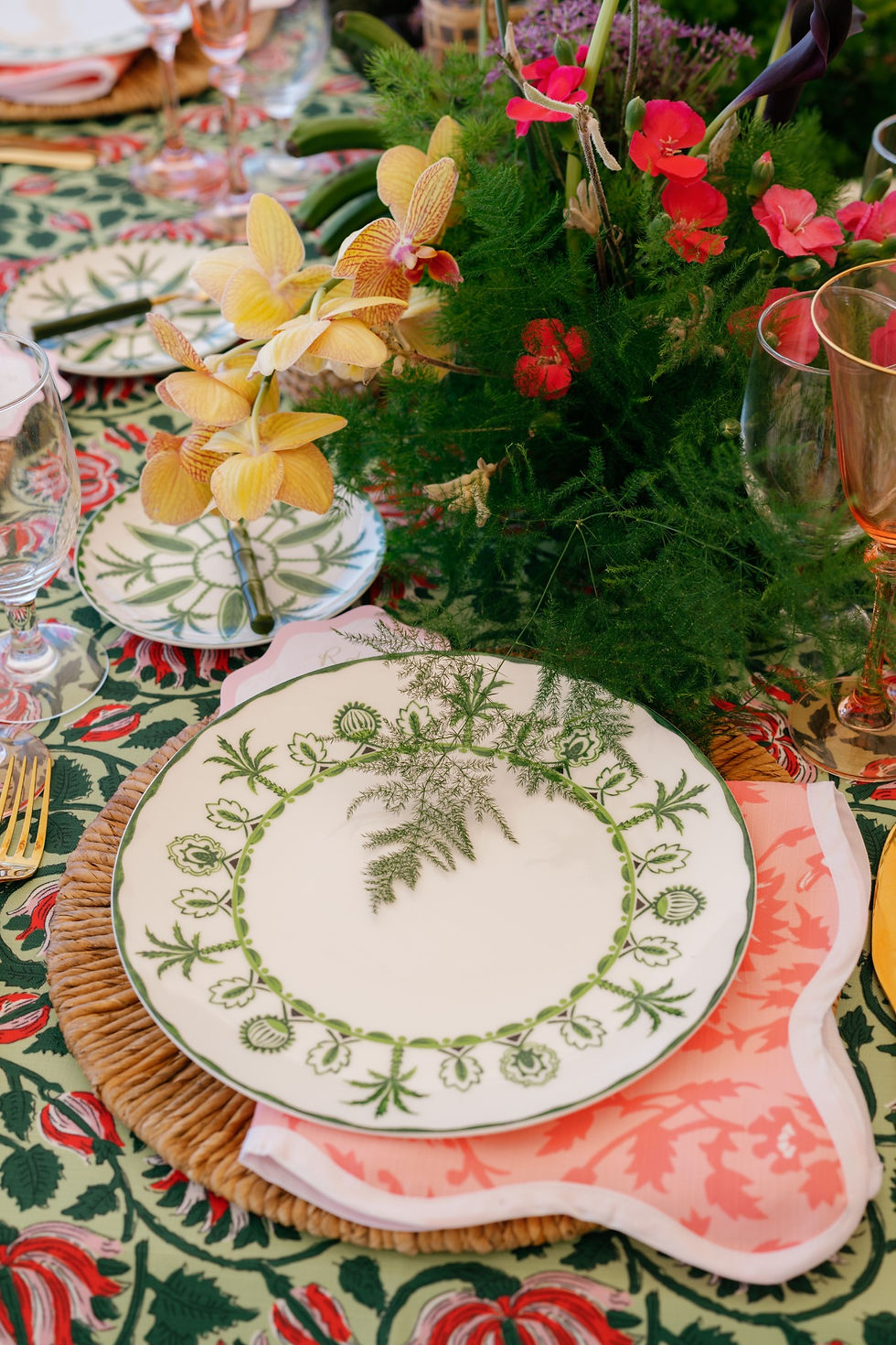 Talia & John — Reception table details