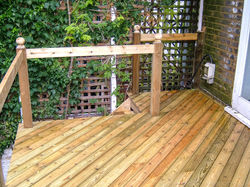 Raised Balcony Deck