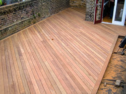 Ipe Deck Diagonally Laid